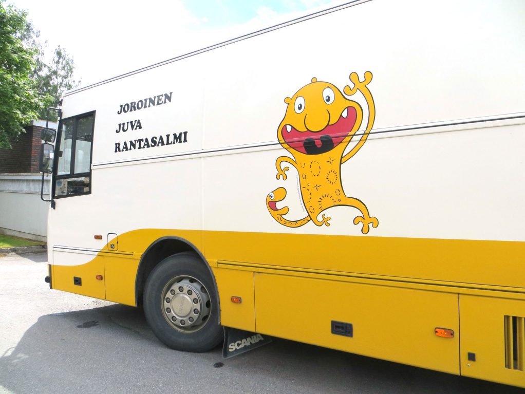 Aluekirjastoauto Jasso Toenperä